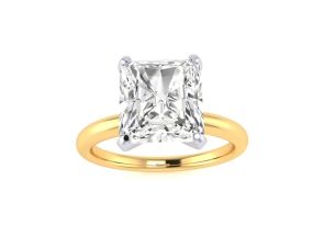 2.5 Carat Radiant Cut Diamond Solitaire Engagement Ring in 14K Yellow Gold,  by SuperJeweler