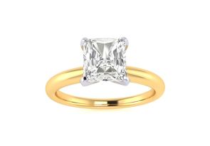 1 Carat Radiant Cut Diamond Solitaire Engagement Ring in 14K Yellow Gold,  by SuperJeweler
