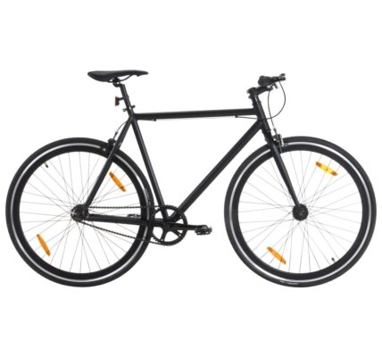 vidaXL Bicykel s pevným prevodom čierny 700c 59 cm