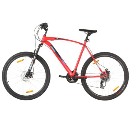 vidaXL Horský bicykel 21 rýchlostí 29″ koleso 53 cm rám červený