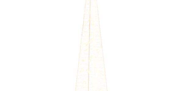 vidaXL Vianočný svetelný kužeľ 60 LED teplý biely 120 cm akrylový