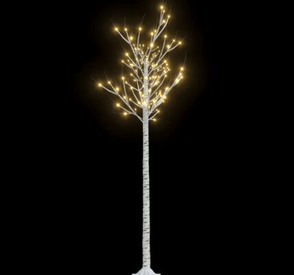 vidaXL Vianočný stromček/vŕba 180 LED 1,8 m, teplá biela, dovnútra/von