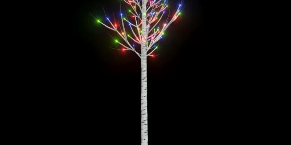 vidaXL Vianočný stromček/vŕba 180 LED 1,8 m, farebná, dovnútra/von