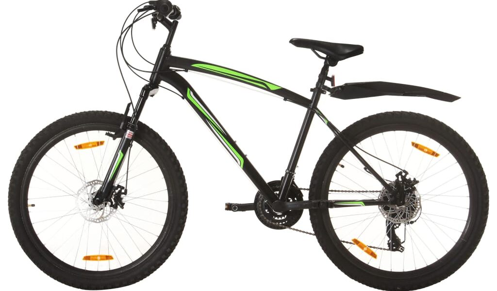 vidaXL Horský bicykel 21 rýchlostí 26″ koleso 46 cm rám čierny