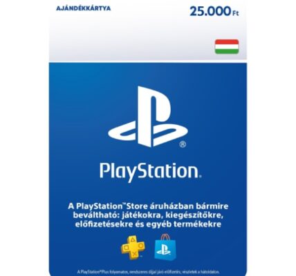 PlayStation Store ajándékkártya 25000 Ft