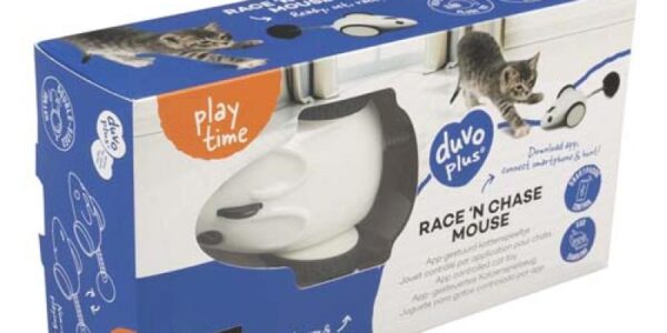 DUVO+ Race ‚n chase interaktívna hračka pre mačky ovládaná aplikáciou D 8cm/ Š 7cm