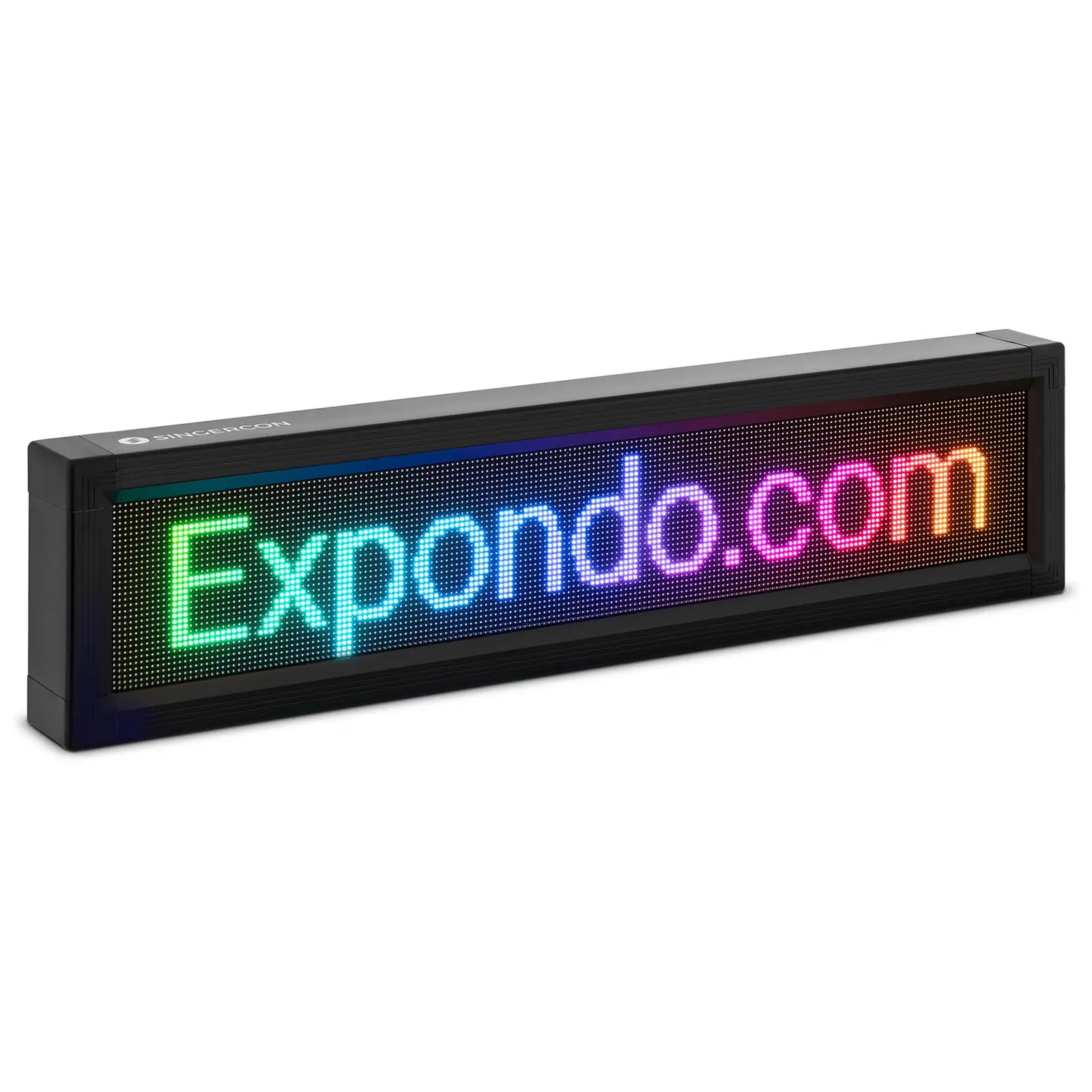 Occasion Panneau publicitaire LED – 192 x 32 LED couleur – 105 x 25 cm – Programmable via iOS / Android