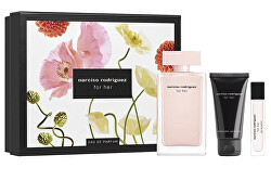 Narciso Rodriguez For Her – EDP 100 ml + tělové mléko 50 ml + EDP 10 ml