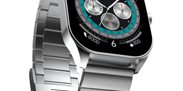 Smart hodinky HiFuture Apex 2,04″, strieborná