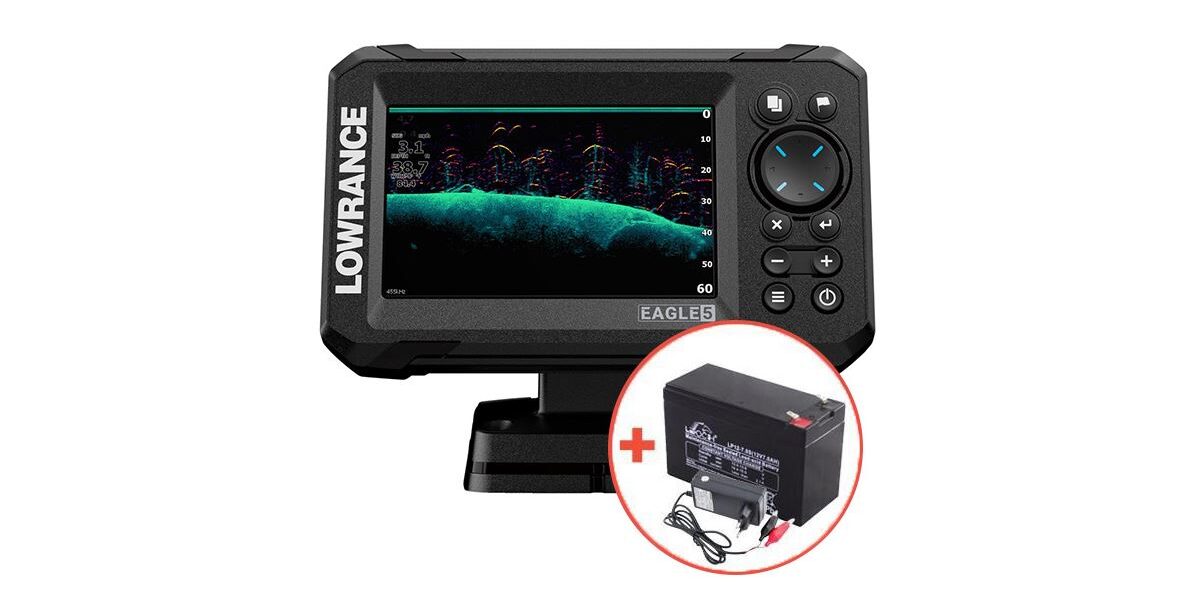 Lowrance echolot eagle 5 so sondou 83/200 hdi