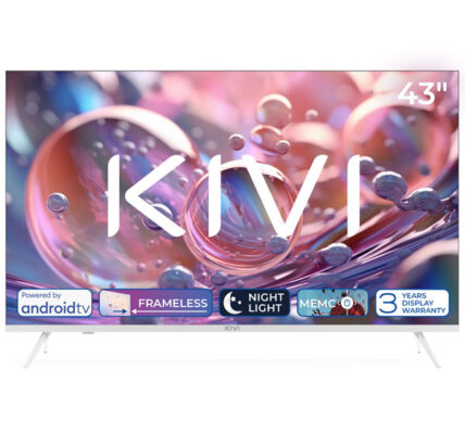 KIVI TV 43U760QW, 43″ (108 cm), HD LED TV, AndroidTV, biely 43U760QW