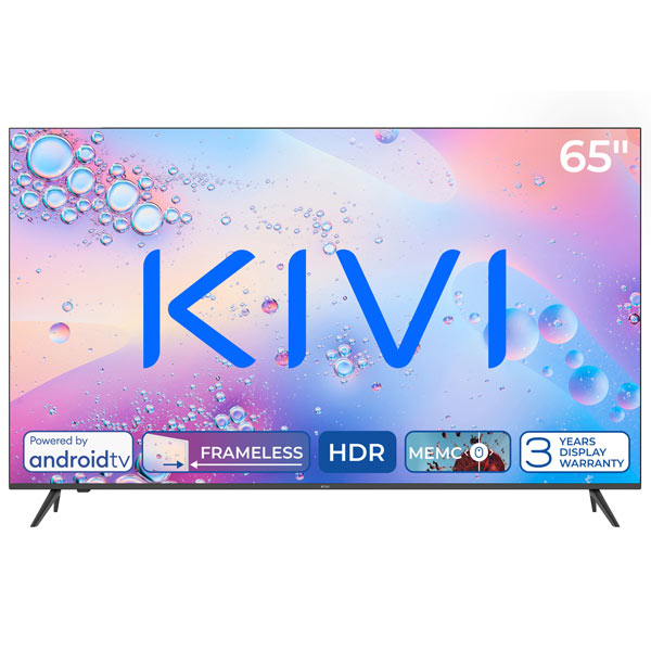 KIVI TV 65U760QB, 65″ (163 cm), HD LED TV, AndroidTV, čierny 65U760QB