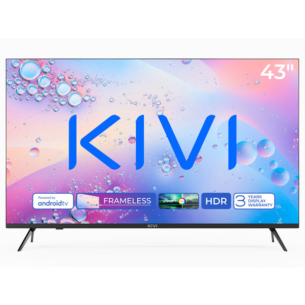 KIVI TV 43U760QB, 43″ (108 cm), HD LED TV, AndroidTV, čierny