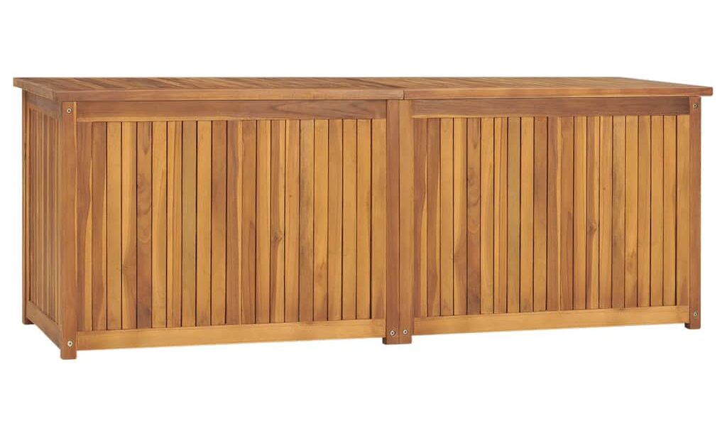 vidaXL Záhradný box 150x50x55 cm, tíkový masív