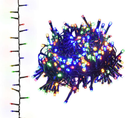 vidaXL Kompaktná LED reťaz, 1000 diód, farebná 25 m, PVC
