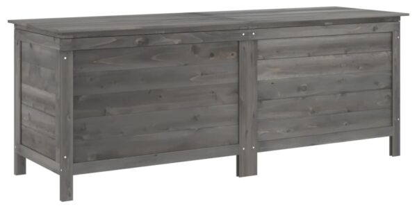 vidaXL Záhradný úložný box, antracitový 150x50x56,5 cm, jedľový masív