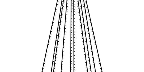 vidaXL Svetelná sieť na vianočný stromček 400 LED, studená biela 400cm