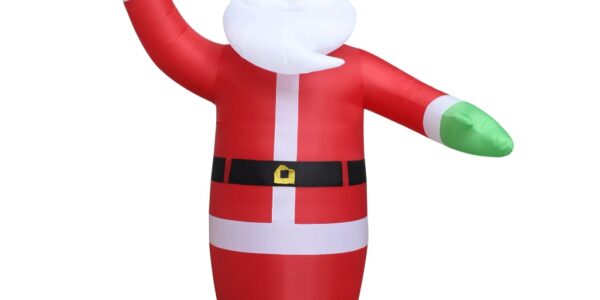 vidaXL Nafukovací vianočný Santa Claus s LED IP20 600 cm XXL